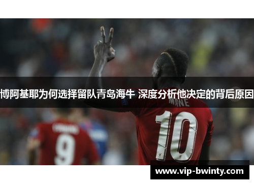 博阿基耶为何选择留队青岛海牛 深度分析他决定的背后原因 博阿基耶为何选择留队青岛海牛 深度分析他决定的背后原因
